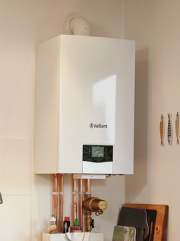 Newly installed Vaillant boiler